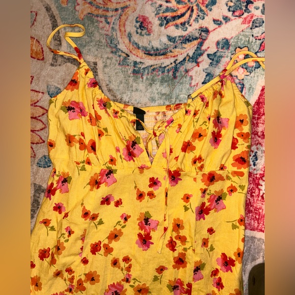 Wild Fable Yellow Flower Dress - Picture 2 of 4